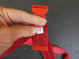 Plutus Pet Adjustable Harness Size M For Cas & dogs  Red