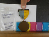 Jaycees Minnesota Medallion 50th anniversary Yellow Blue ribbon