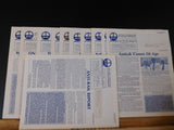 News from the National Association of Railroad Passengers 1981 COMPLETE YEAR Lot