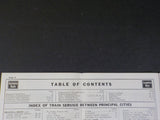 Burlington Route Public Timetable 1946 April-May