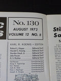 Pacific News #130 Aug 1972 Pacific Rail News  Sacramento Northern