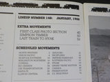 CTC Board Railroads Illustrated #148 1988 January Simpson Timber Hyak last train