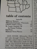 Midwestern Rails 1980 September Vol.6 No.9 Issuse 60 Milw embargo C&NW GP50s