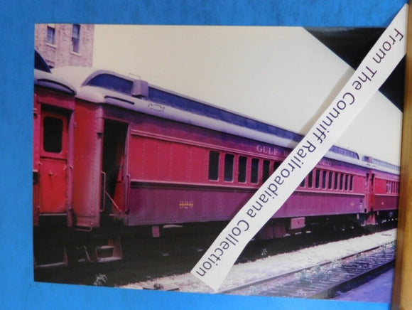 Photo Gulf Mobile & Ohio Passenger Car #326 8X11 Color GM&O