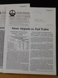 News from the National Association of Railroad Passengers 1989 COMPLETE YEAR Lot