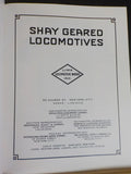 Shay 1919 Shay Locomotive Catalog REPRINT
