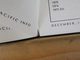 INFO Union Pacific Railroad 1975 December Employee Season’s Greetings Coal comes