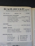 Railroad Magazine 1967 February Steam Turbine Locomotives Fiction