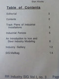 Lineside Volume 1 No 4 1991 March Railroad Industry Special Interest Group