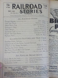 Railroad Stories Magazine 1932 May Danger Signals