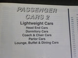 Passenger Cars 2 Streamline Cars Head end Dormitory Coach chair Parlor Lounge b