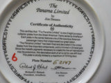 Plate Great American Train Series Panama Limited by Jim Deneen #E2147