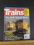 Trains Magazine 2007 November New Sunset Route Montana Rail Link Invisible derai