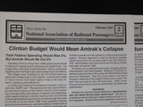 News from the National Association of Railroad Passengers 1997 COMPLETE YEAR Lot
