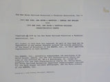 Characteristics Charts NYNH&H - CNE 1923 NYNH&H 1959 Spiral bound 1978 Oversize