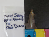 Jaycees New Jersey Miss America ’78 Dress Red   PIN