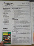 Railroad Model Craftsman Magazine 2012 July RMC Update IC E Unit Kitbash motor c