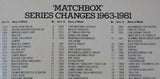 Matchbox Collectors Catalog 1982-83 Soft Cover