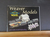 Weaver Models 2001 Catalog (includes Weaver Models 2001 Retail Price Guide & 200