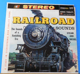 Vinyl Railroad Sounds Vanishing of a  Era of Steam and Diesel Audio Fidelity LP