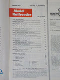 Model Railroader Magazine 1957 March Controller for diesels Track planning cutou