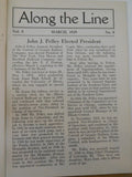 Along the Line 1929 March New York New Haven & Hartford Employee Magazine