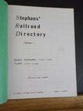 Stephans Railroad Directory Volume 1 Model Railroader Trains Index THru 1985