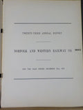 Norfolk and Western Railway Annual Report 23 year ended December 31 1918  MAP