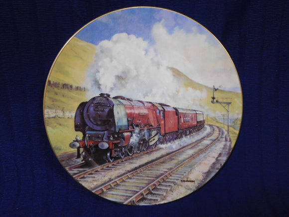 Plate The Age of Steam Duchess at Dent by Colin Wright Royal Doulton p0022