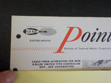 EMD Pointers 1958 March 27 Cable form alteration for new roller switch type cont