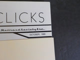 Wheel Clicks 1989 October Pacific Railroad Society Commuter Rail