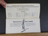 M-K-T Freight Equipment booklet Katy   Missouri Kansas Texas Railroad Co booklet