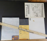 Chessie System Railroads Items lot 5 Patch Menu Coloring book Notepad