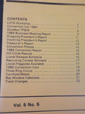 Switcher L.O.T.S. Vol 5 #5 Goodbye TP&W Three Ring Circus Bay Window Cabooses