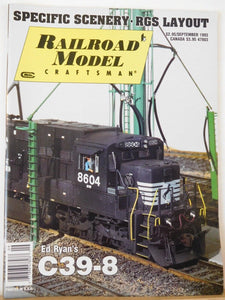 Railroad Model Craftsman Magazine 1993 SeptemberSpoecific scenery RGS Layout C39