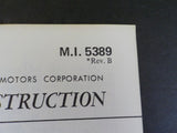 EMD Maintenance Instructions MI 5389 Rev B Auxiliary relays 6 pole
