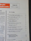 Model Railroader Magazine 1971 November Edgebrook commuter shelter An evolving y