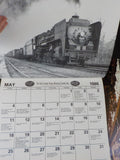 New York Central Historical Society Calendar Lot of 5 1984-1988