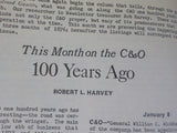 Chesapeake and Ohio Historical Newsletter 1976 March Roster  Class H-7  H-7a