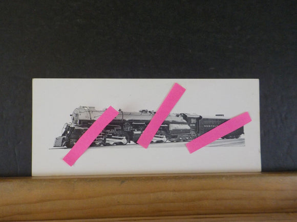 Photo Builder’s Card Norfolk & Western Locomotive #1238 N&W