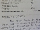 Pennsylvania Traction No 7 November 1963 Route 13 14 General Specifications Subu