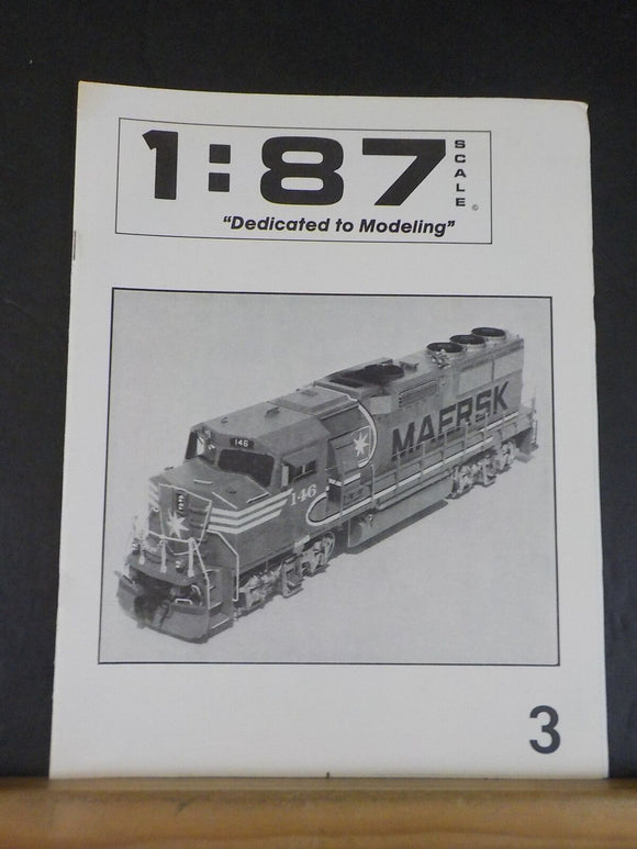 1:87 Scale Magazine Issue #3 Dedicated to Modeling May June 1992