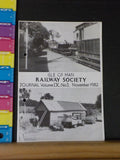 Isle of Man Railway Society Journal 1982 November Volume IX No.3