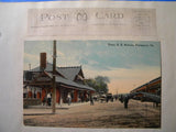 Postcard Reading Railroad   Pottstown PA Station / Near Douglassville PA (2)
