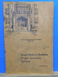 ICS Freight Rates in Southern Freight Association Territory #5410 Ed  1 Wilson 1