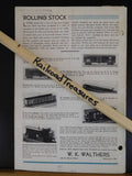 Model Railroader Magazine 1936 March Folding plate plans SAL 2-6-6-4 articulated
