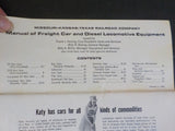 M-K-T Freight Equipment booklet Katy   Missouri Kansas Texas Railroad Co booklet