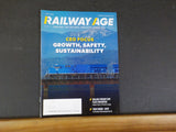 Railway Age 2025 April Railing Freight car fleet stats M/W tech focus