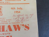 Bradshaw’s Guide to the British Railways 1954 July 4 (June 14-July 4)