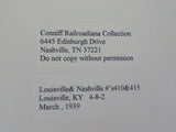 Photo Louisville & Nashville Locomotive #410 & 415 L&N 1939 8 x 10 B&W